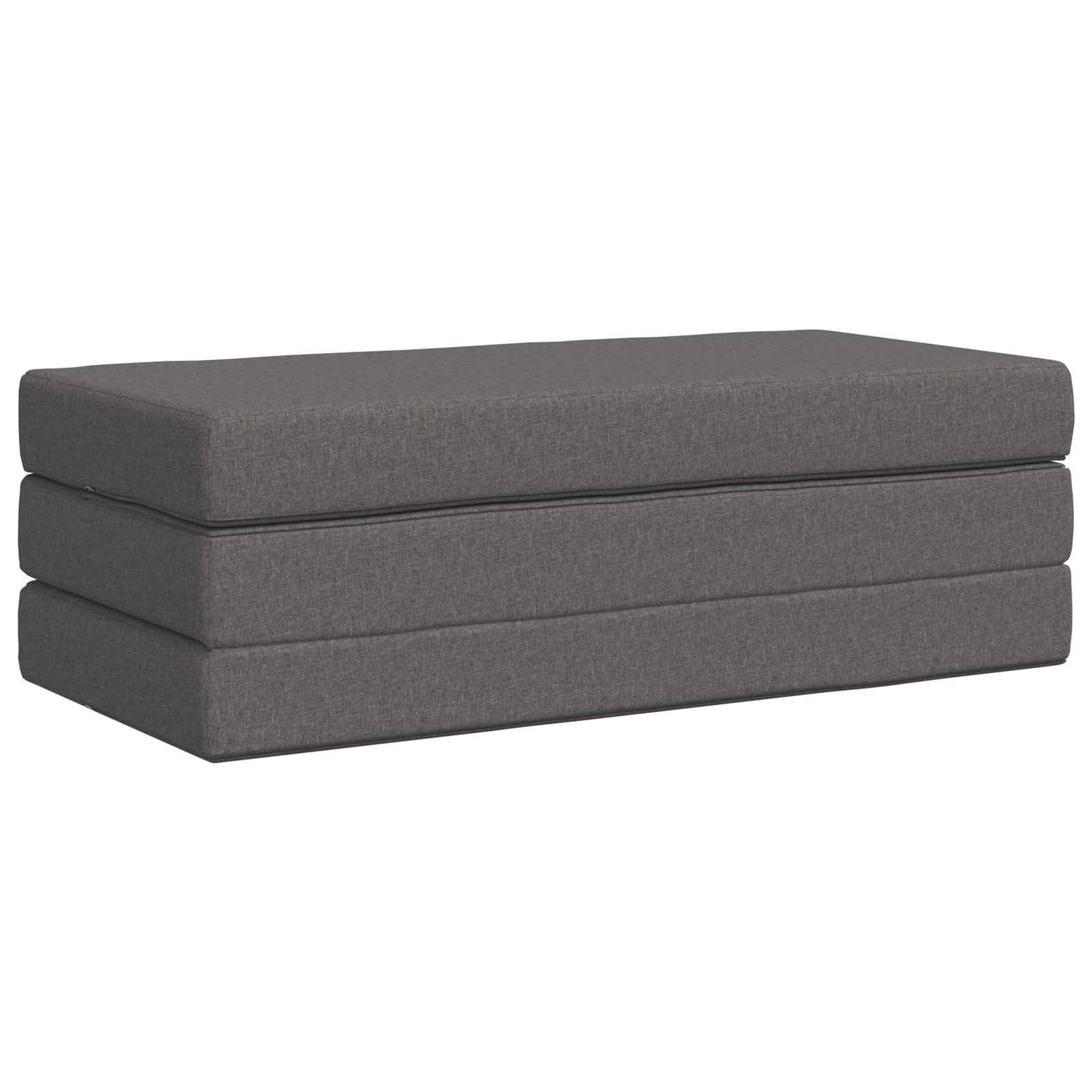 vidaXL Κρεβάτι Καναπέ Αναδιπλούμενο 200 x 160 x 15 cm Ανοιχτό γκρι