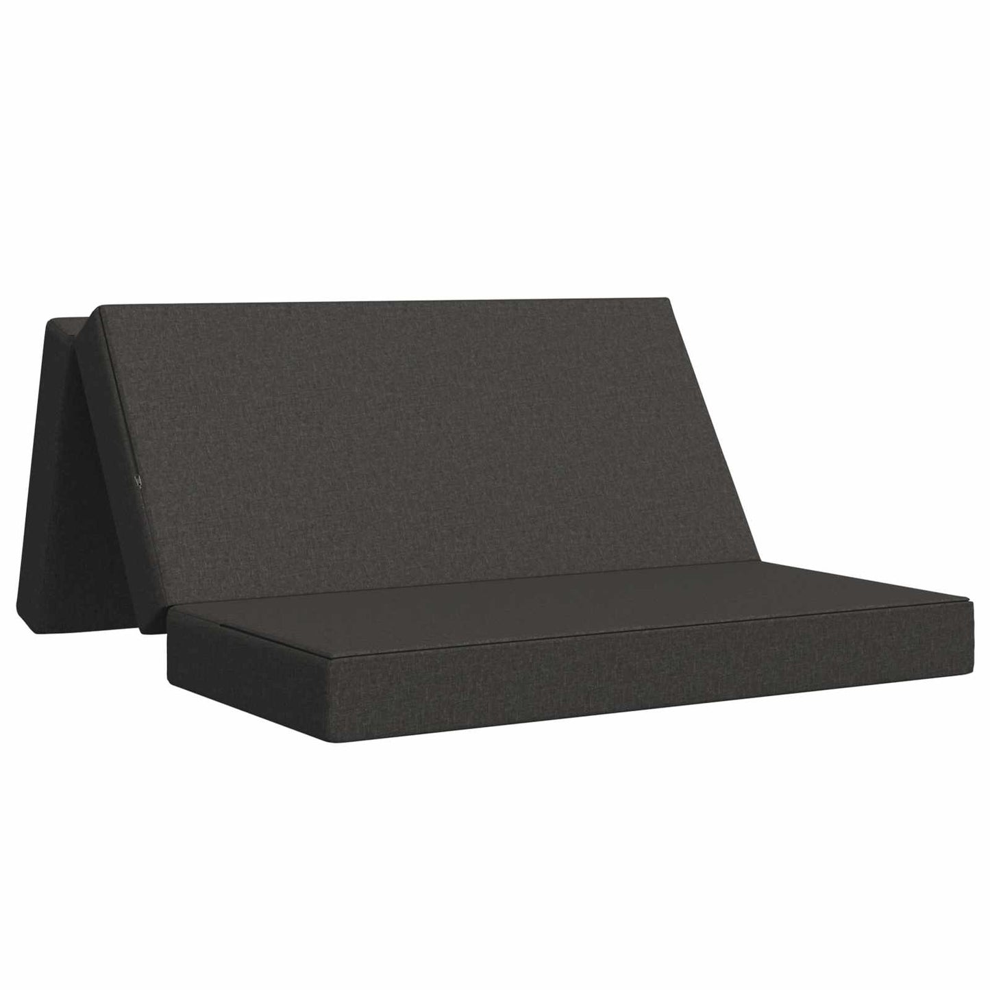 vidaXL Κρεβάτι Καναπέ Αναδιπλούμενο 200 x 160 x 15 cm Σκούρο Γκρι