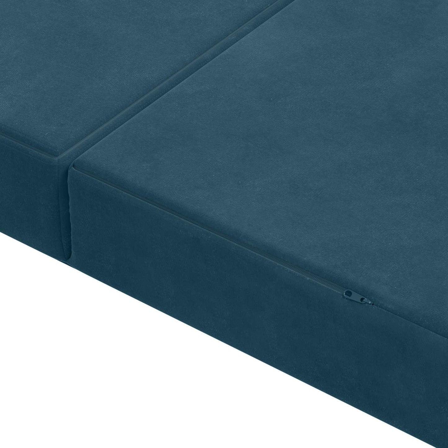 vidaXL Κρεβάτι Καναπέ Αναδιπλούμενο 160 x 67 x 45 εκ Μπλε