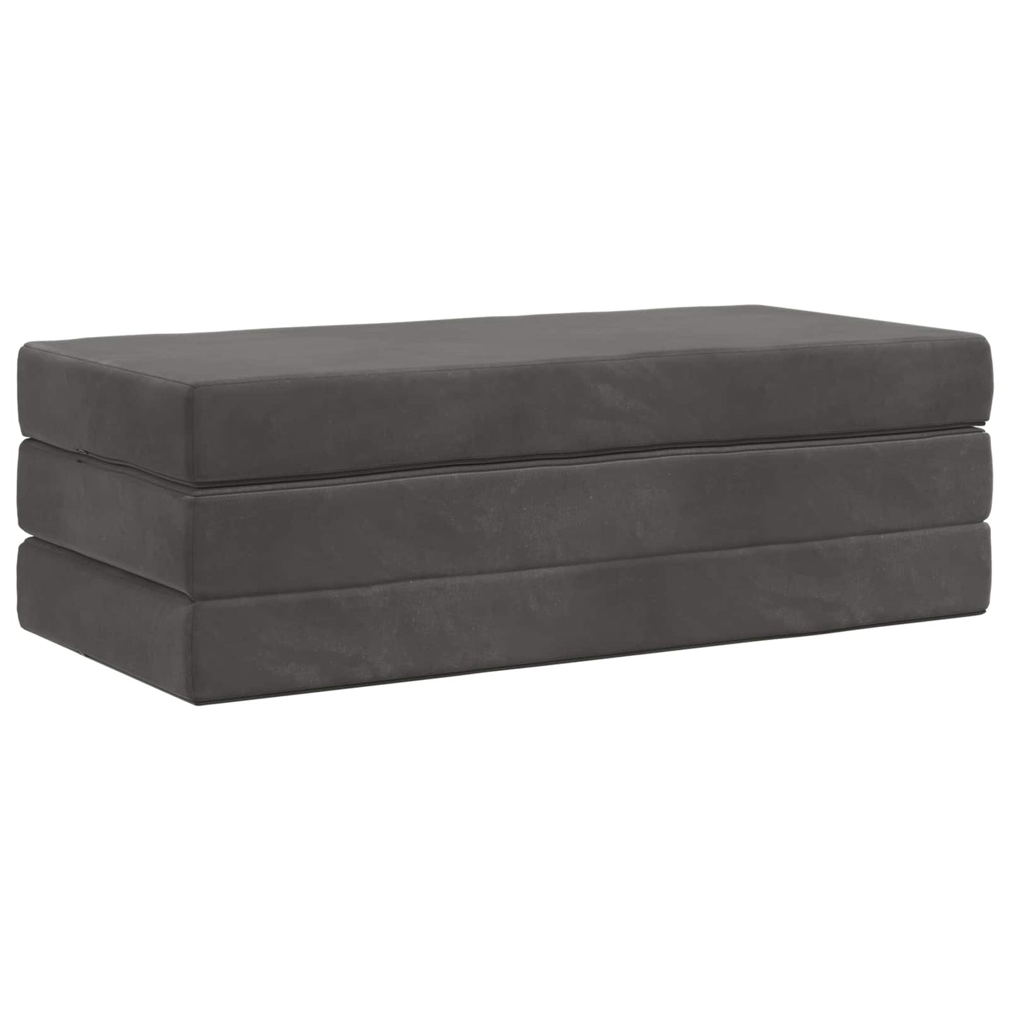 vidaXL Κρεβάτι Καναπέ Αναδιπλούμενο 200 x 160 x 15 cm Σκούρο Γκρι