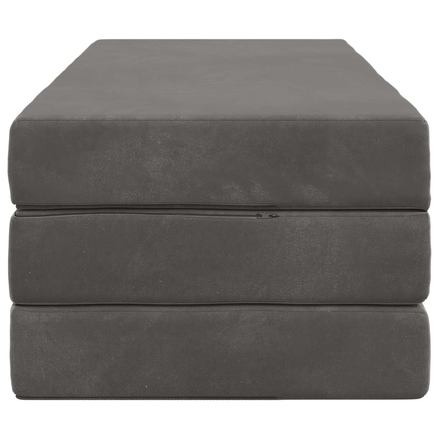 vidaXL Κρεβάτι Καναπέ Αναδιπλούμενο 200 x 160 x 15 cm Σκούρο Γκρι
