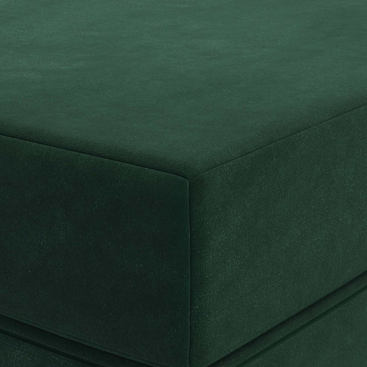 vidaXL Κρεβάτι Καναπέ Αναδιπλούμενο 160 x 67 x 45 εκ Σκούρο Πράσινο