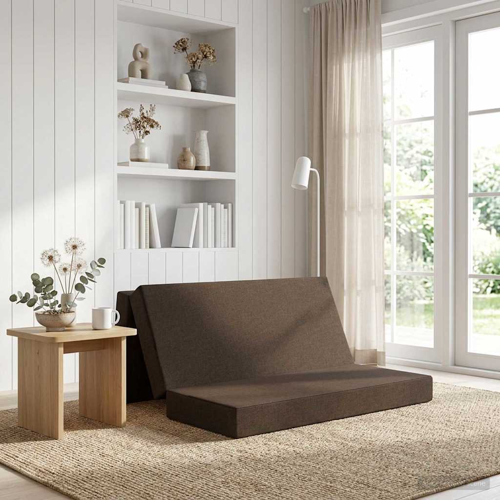 vidaXL Κρεβάτι Καναπέ Αναδιπλούμενο 200 x 67 x 45 εκ Taupe