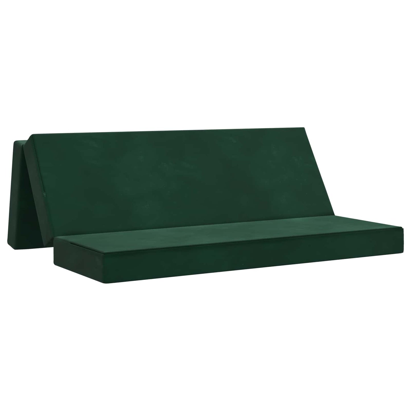 vidaXL Κρεβάτι Καναπέ Αναδιπλούμενο 180 x 67 x 45 εκ Σκούρο Πράσινο