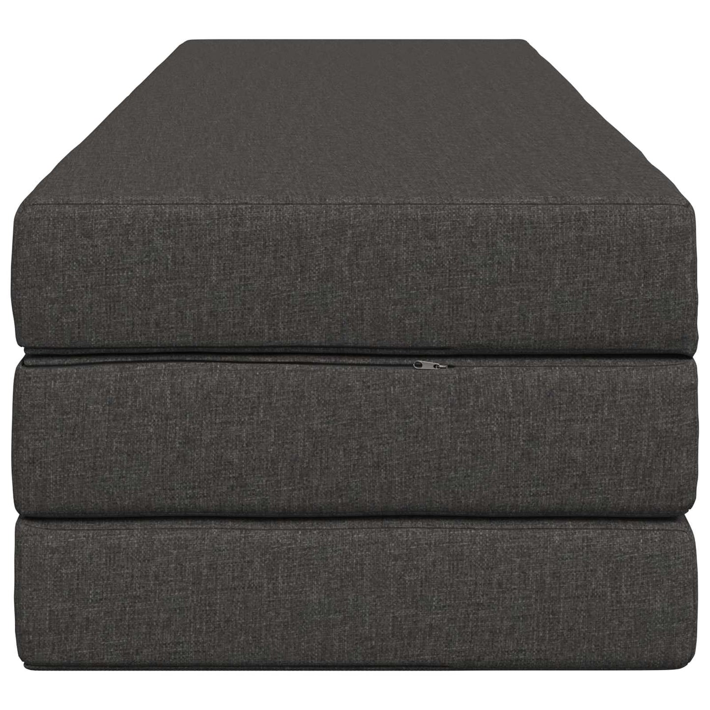 vidaXL Κρεβάτι Καναπέ Αναδιπλούμενο 200 x 200 x 15 cm Σκούρο Γκρι