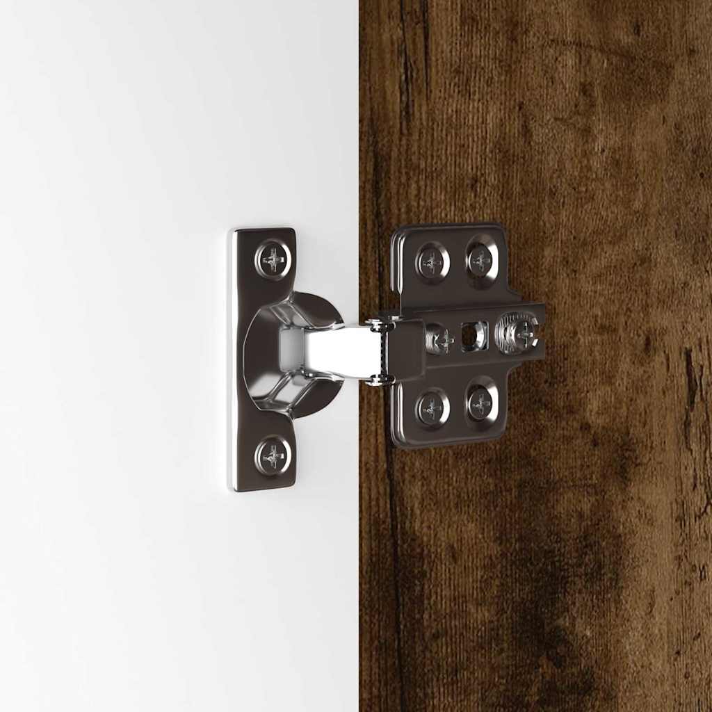 vidaXL Ντουλάπι Μπάνιου με συρτάρι Καπνιστό Δρύς 30,5 x 30 x 101 εκ