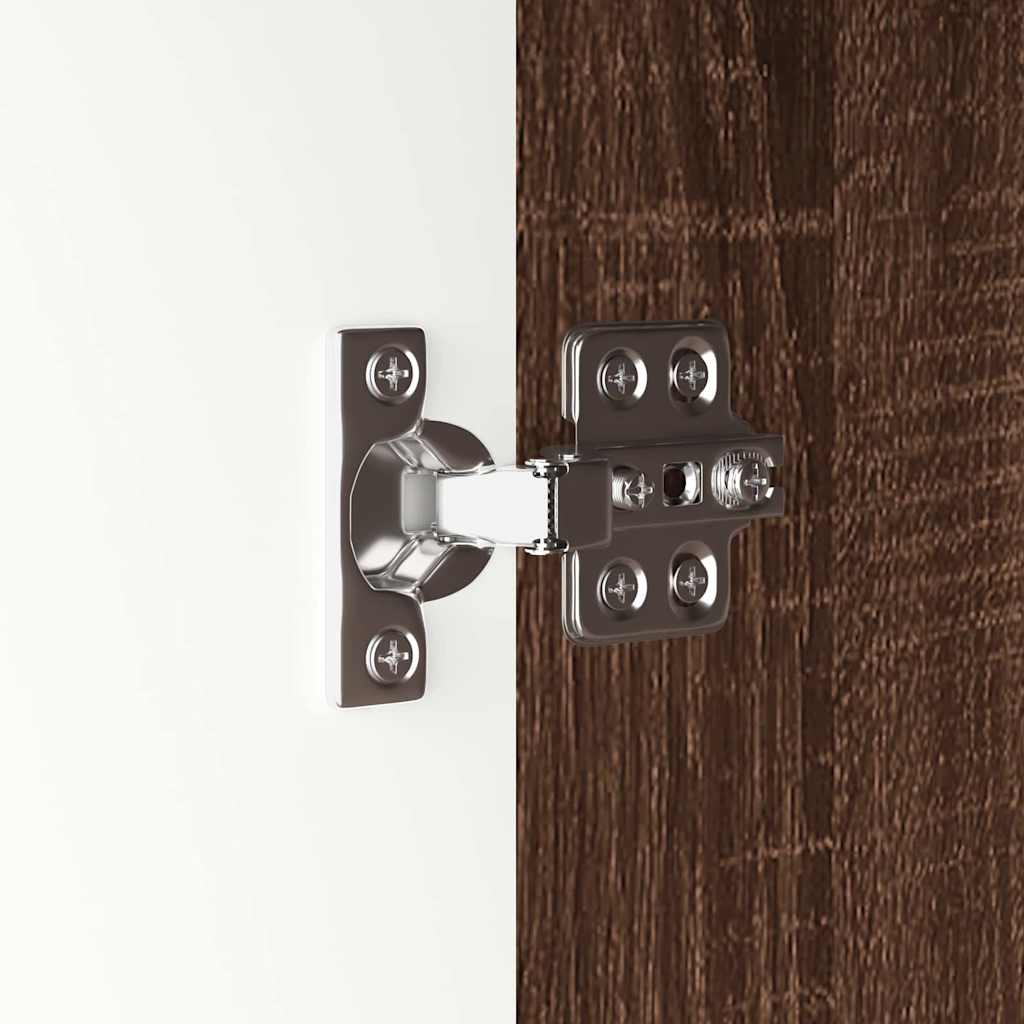 vidaXL Ντουλάπι Μπάνιου με συρτάρι Καφέ δρυς 30,5 x 30 x 101 εκ