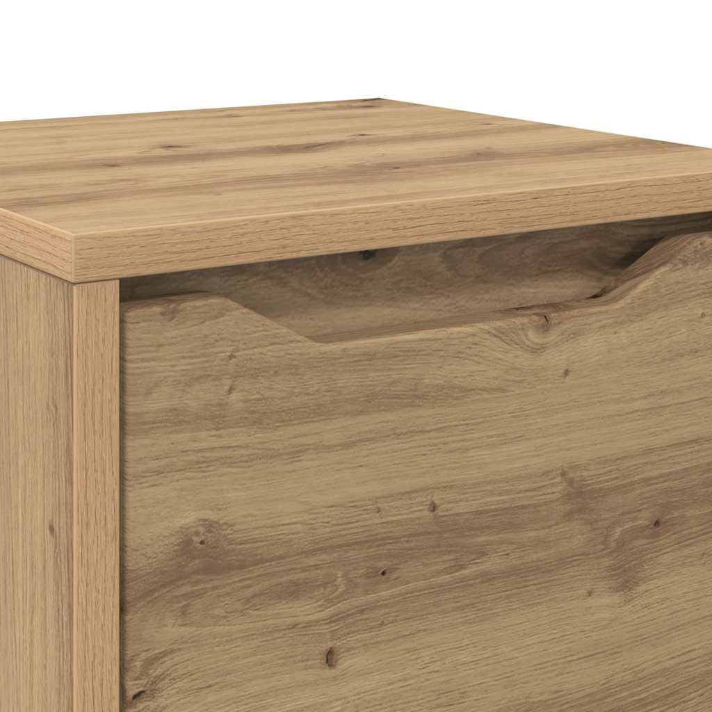 vidaXL Ντουλάπι Μπάνιου με συρτάρι Artisan Oak 30,5 x 30 x 101 εκ