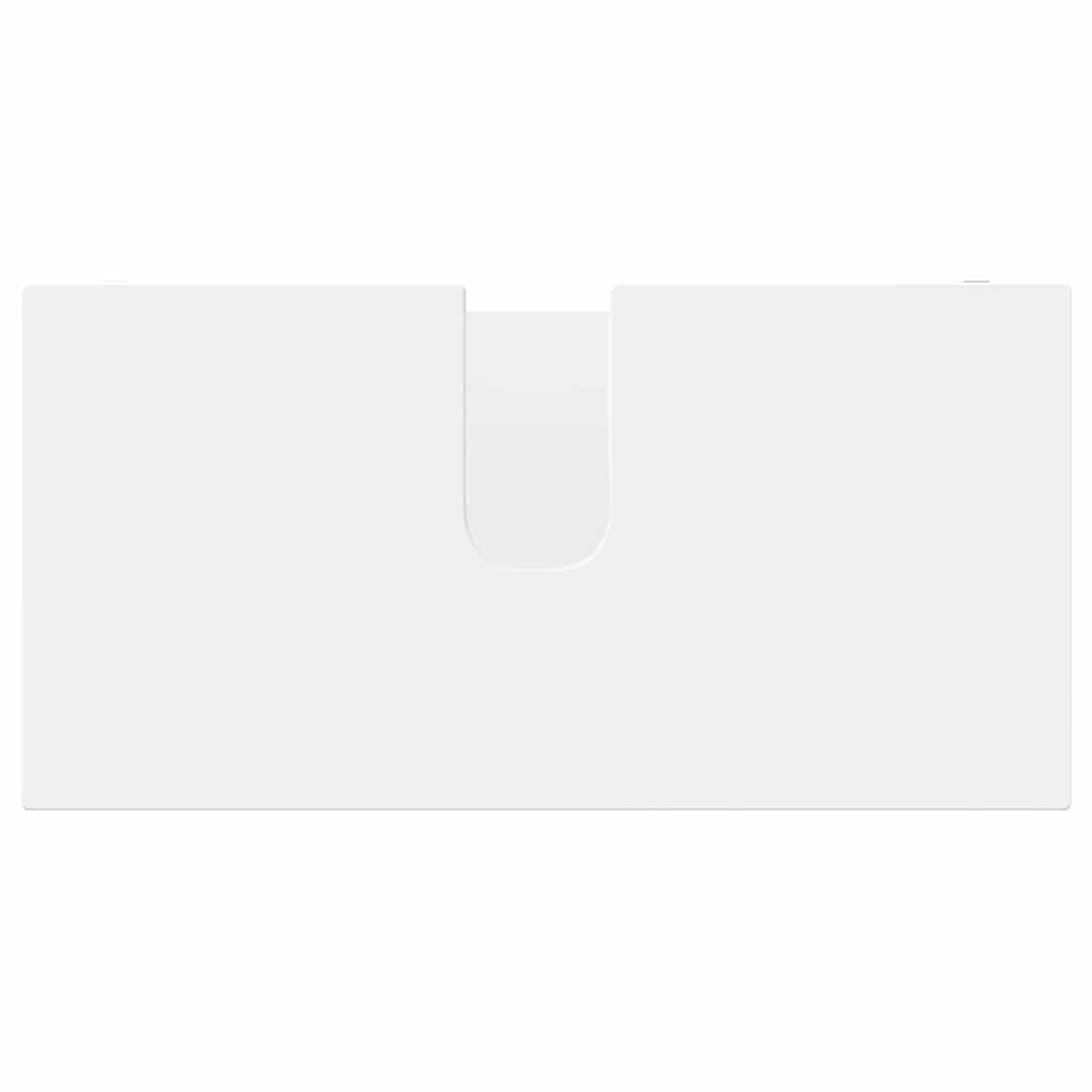 vidaXL Ντουλάπα νιπτήρα μπάνιου με ράφι με πόρτα Λευκό 60 x 30 x 60 cm