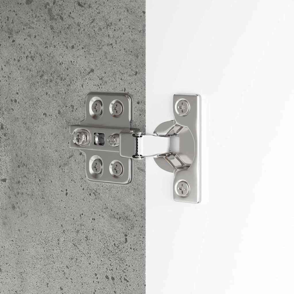 vidaXL Ντουλάπα νιπτήρα μπάνιου με ράφι Σκυρόδεμα Γκρι 60 x 30 x 60 cm