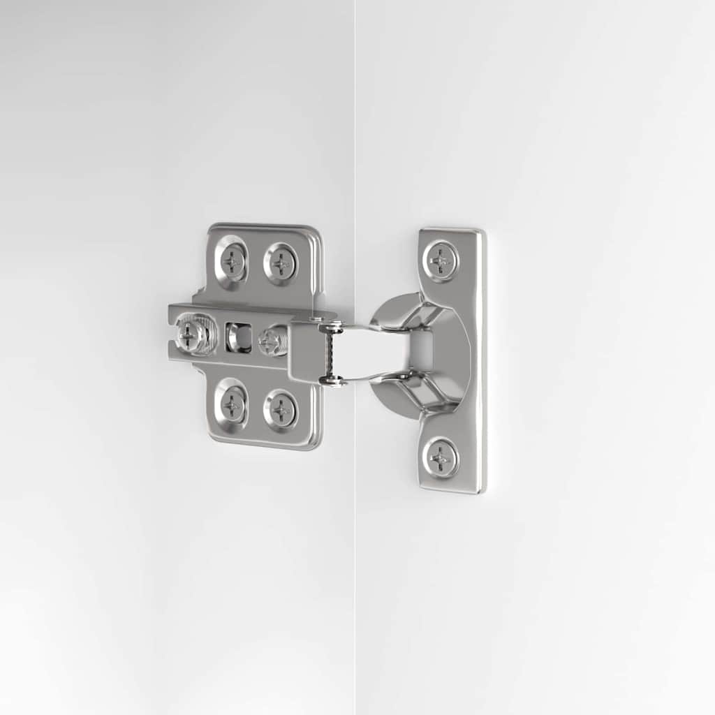 vidaXL Ντουλάπα νιπτήρα μπάνιου Υψηλής γυαλάδας λευκό 60 x 30 x 60 cm