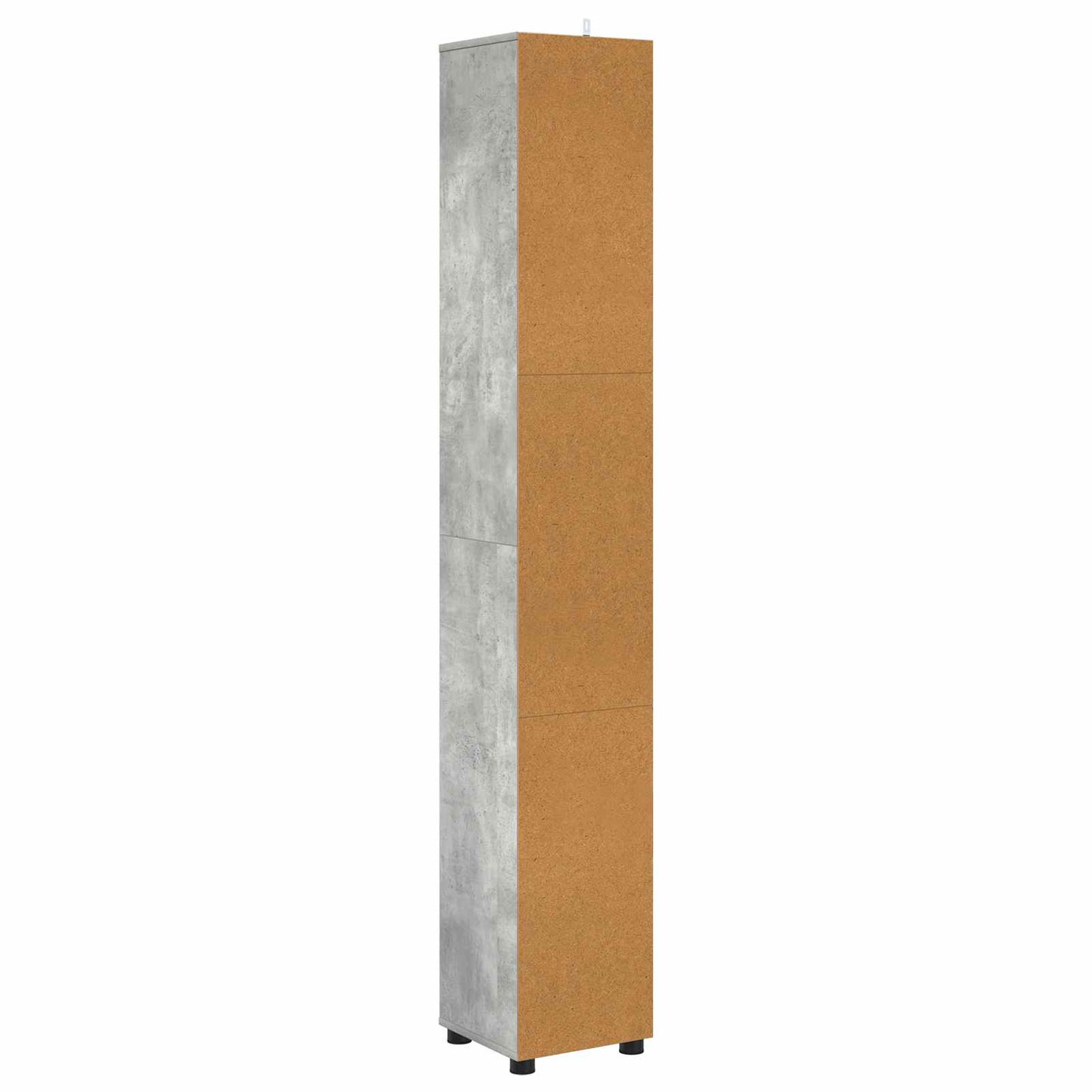 vidaXL Ντουλάπι Μπάνιου Σκυρόδεμα Γκρι 30,5 x 30 x 195 εκ