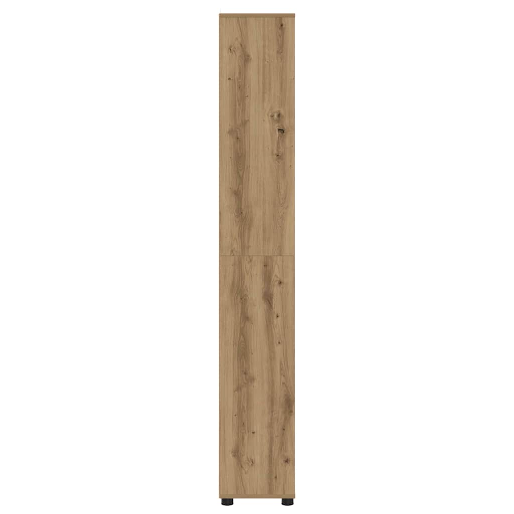 vidaXL Ντουλάπι Μπάνιου με ράφι Artisan Oak 30,5 x 30 x 195 εκ