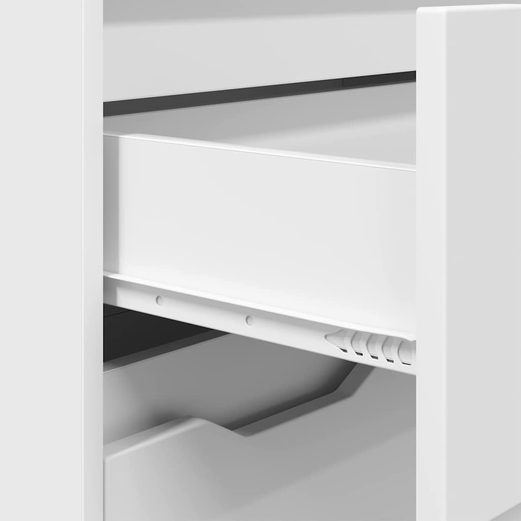 vidaXL Ντουλάπι Μπάνιου Λευκό 72,5 x 36,5 x 100 εκ Επεξεργασμένο ξύλο