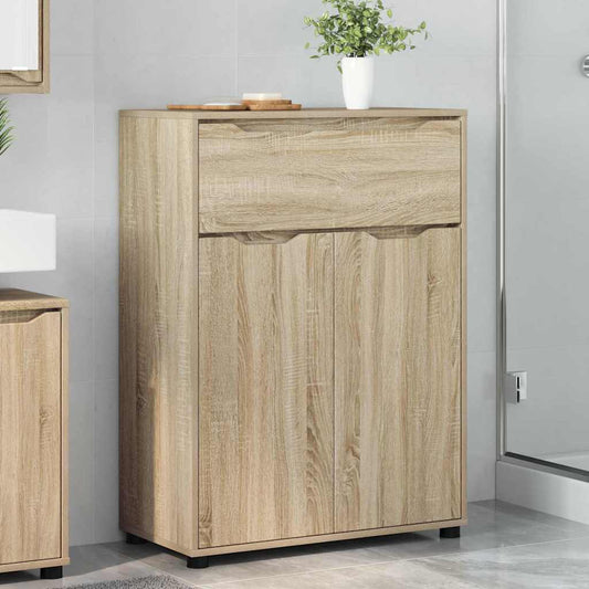 vidaXL Ντουλάπι Μπάνιου με συρτάρι Δρύς Sonoma 72,5 x 36,5 x 100 εκ