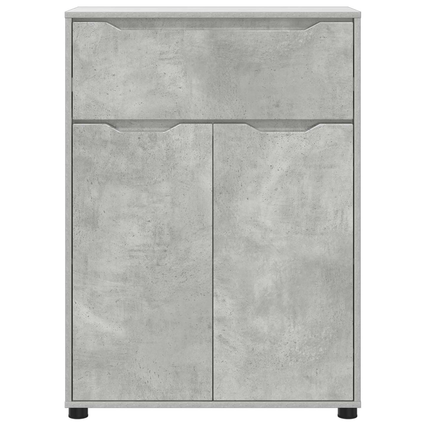 vidaXL Ντουλάπι Μπάνιου Σκυρόδεμα Γκρι 72,5 x 36,5 x 100 εκ
