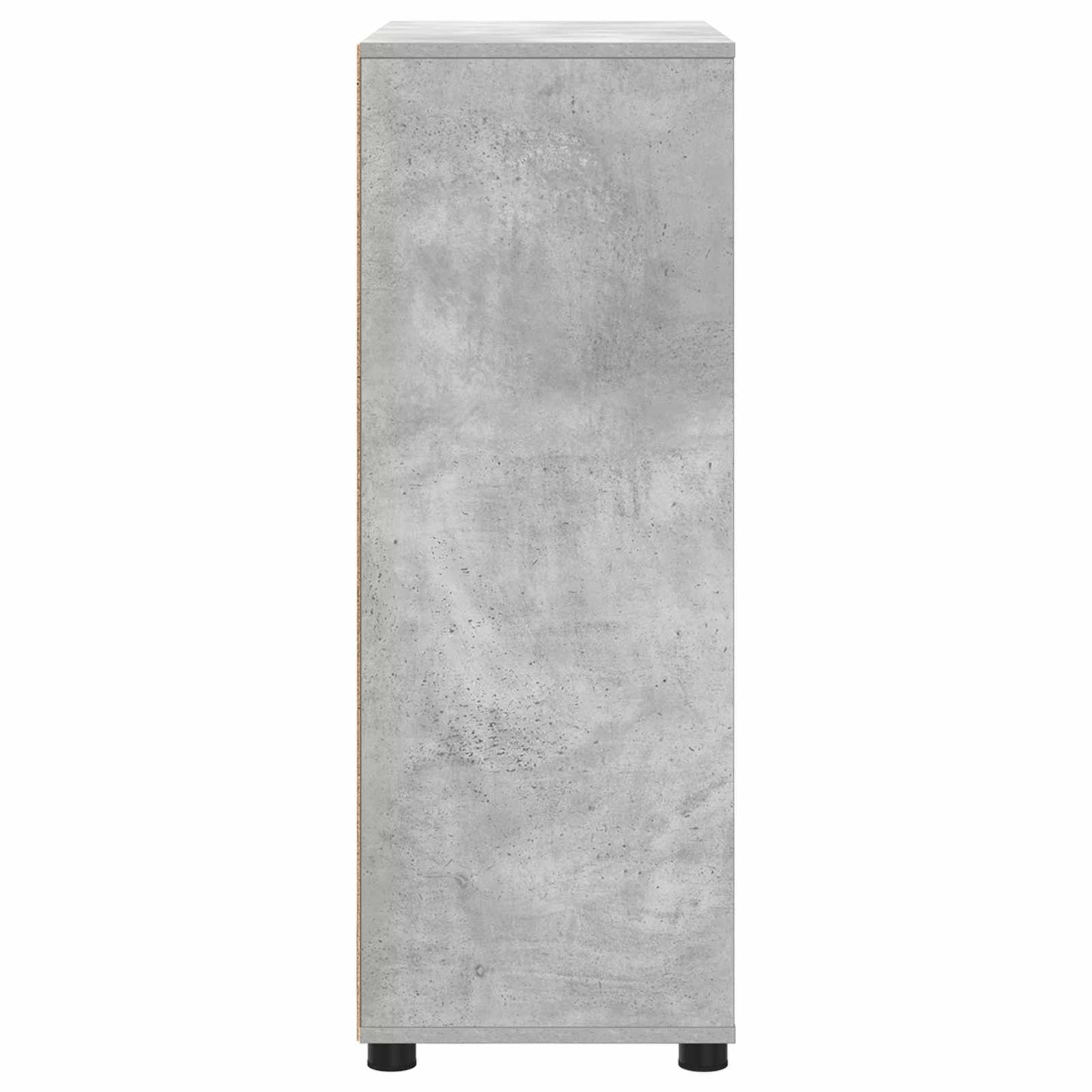 vidaXL Ντουλάπι Μπάνιου Σκυρόδεμα Γκρι 72,5 x 36,5 x 100 εκ