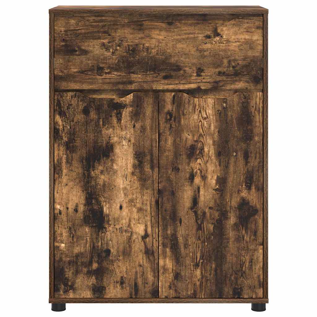 vidaXL Ντουλάπι Μπάνιου με συρτάρι Καπνιστό Δρύς 72,5 x 36,5 x 100 εκ