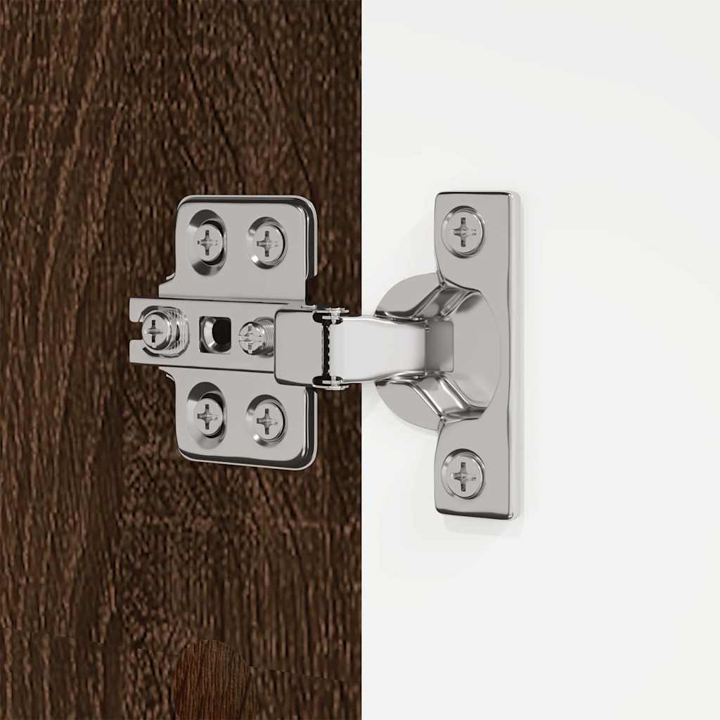 vidaXL Ντουλάπι Μπάνιου με συρτάρι Καφέ δρυς 72,5 x 36,5 x 100 εκ