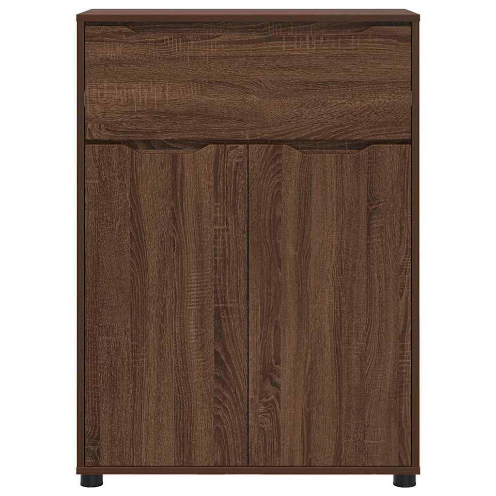 vidaXL Ντουλάπι Μπάνιου με συρτάρι Καφέ δρυς 72,5 x 36,5 x 100 εκ