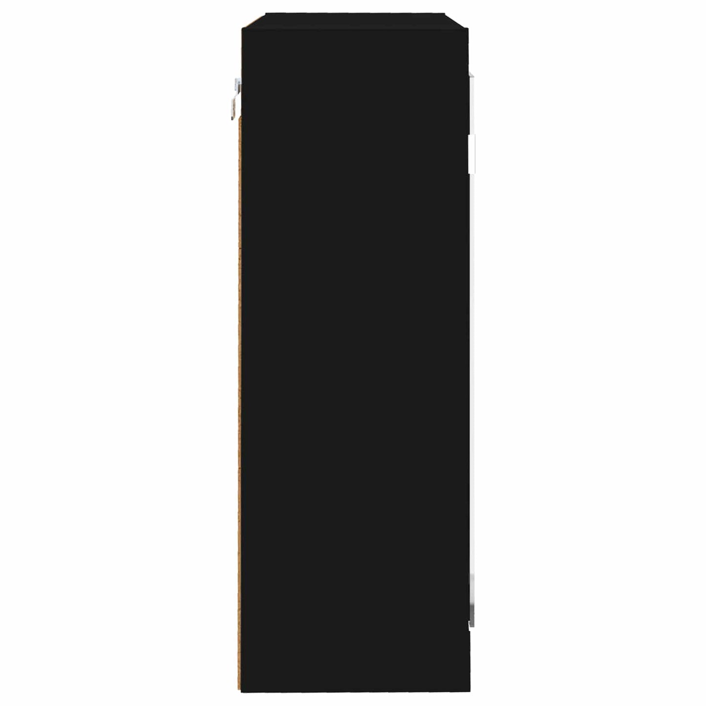 vidaXL Καθρέφτης Ντουλάπα Μπάνιου Μαύρο 60 x 20 x 60 cm