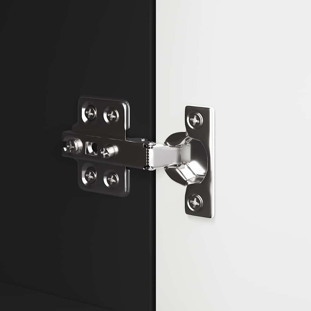 vidaXL Πλαϊνό γραφείο Μαύρο 100 x 30 x 65,6 Επεξεργασμένο ξύλο