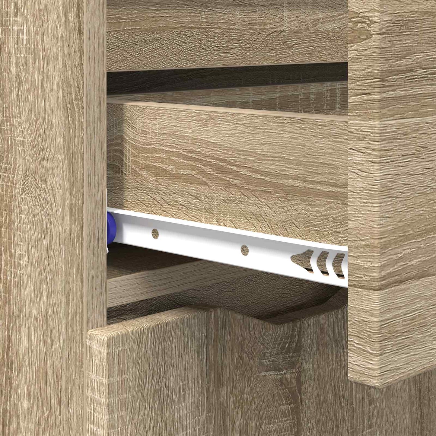 vidaXL Πλαϊνό γραφείο Δρύς Sonoma 100 x 30 x 65,6 Επεξεργασμένο ξύλο