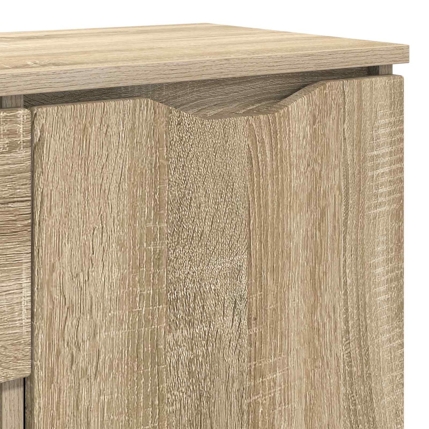 vidaXL Πλαϊνό γραφείο Δρύς Sonoma 100 x 30 x 65,6 Επεξεργασμένο ξύλο