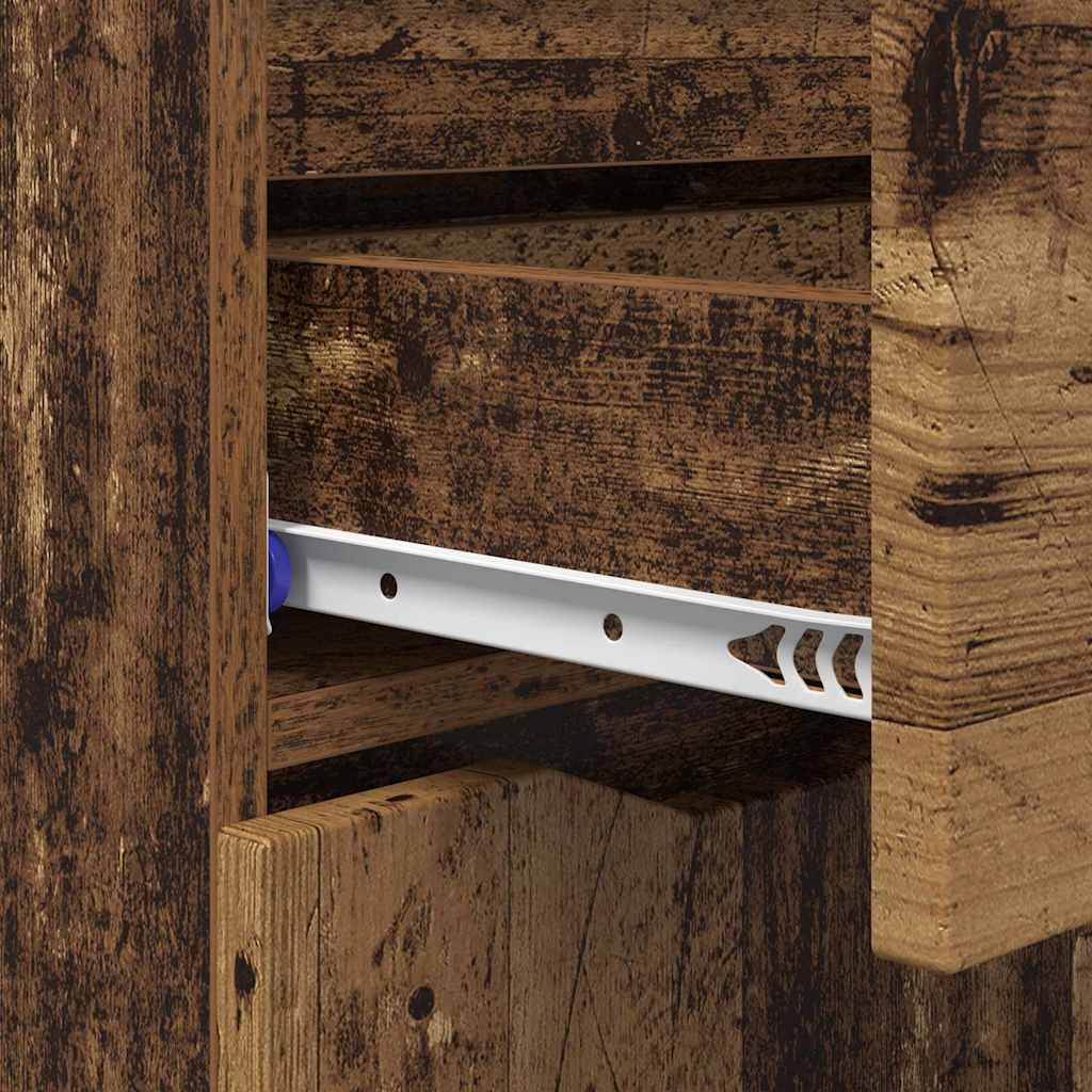 vidaXL Πλαϊνό γραφείο Παλιό Ξύλο 100 x 30 x 65,6 Επεξεργασμένο ξύλο