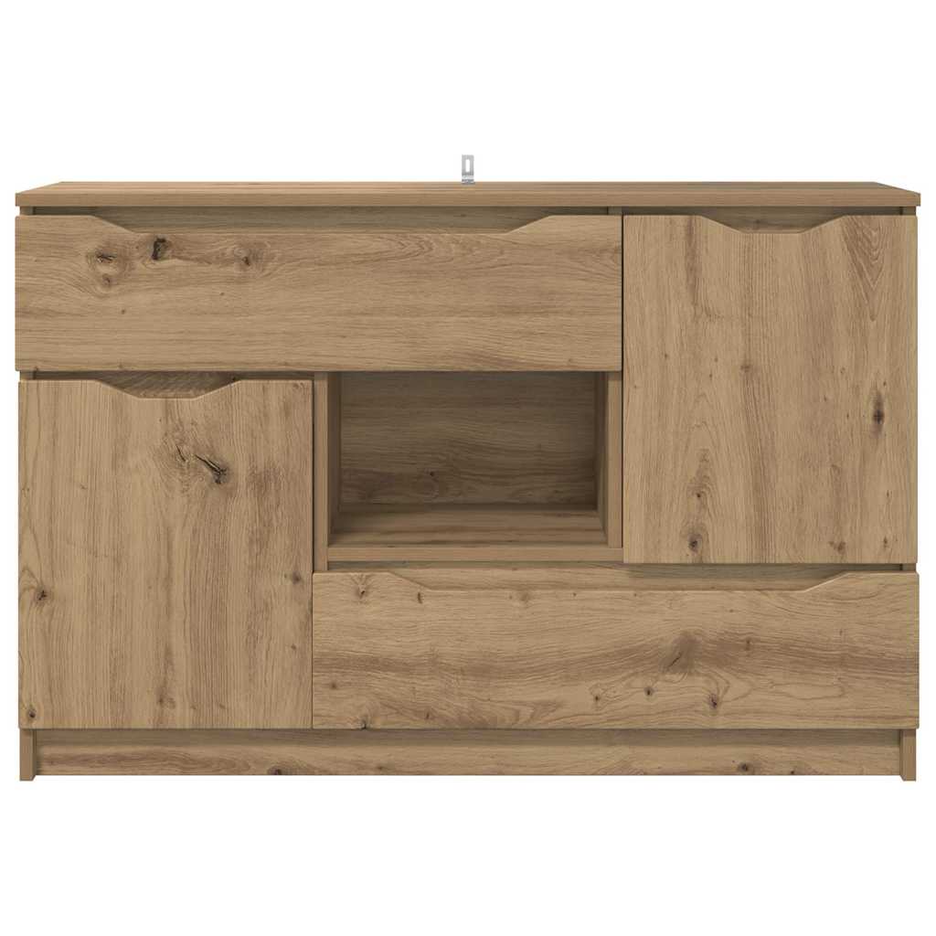 vidaXL Πλαϊνό γραφείο Artisan Oak 100 x 30 x 65,6 Επεξεργασμένο ξύλο