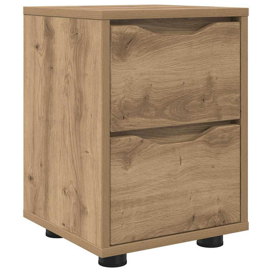 vidaXL Κομοδίνο Artisan Oak 30,5 x 30 x 43 εκ Επεξεργασμένο ξύλο