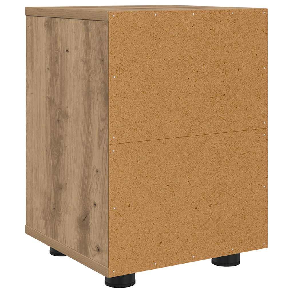 vidaXL Κομοδίνο Artisan Oak 30,5 x 30 x 43 εκ Επεξεργασμένο ξύλο
