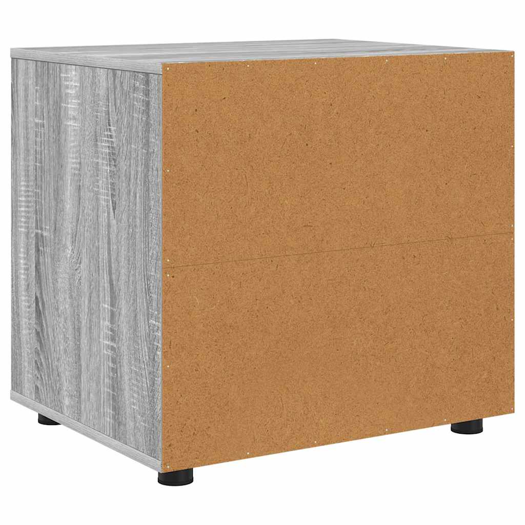 vidaXL Ντουλάπι αποθήκευσης Γκρίζο Σονομα 60 x 48 x 57 εκ