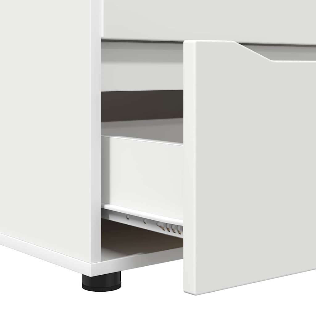 vidaXL Ντουλάπι αποθήκευσης Λευκό 40 x 48 x 57 εκ Επεξεργασμένο ξύλο