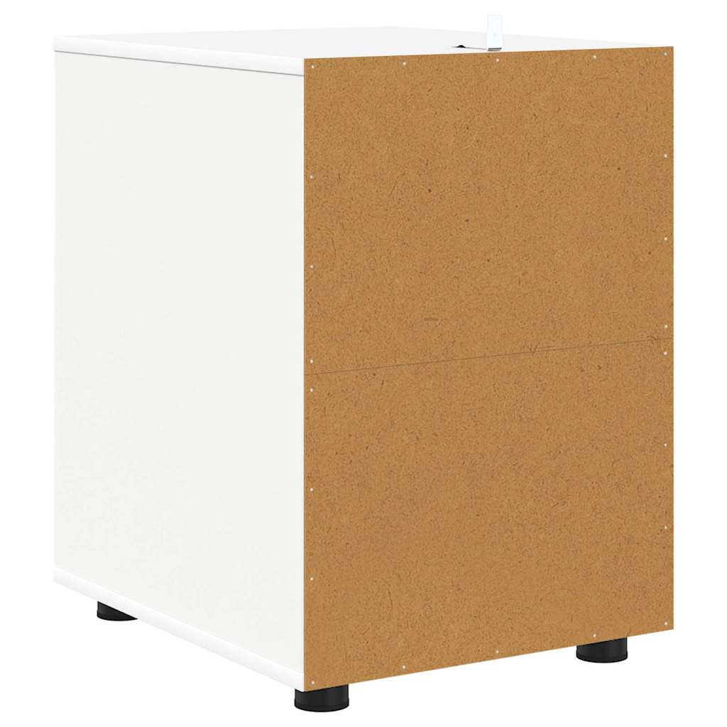 vidaXL Ντουλάπι αποθήκευσης Λευκό 40 x 48 x 57 εκ Επεξεργασμένο ξύλο