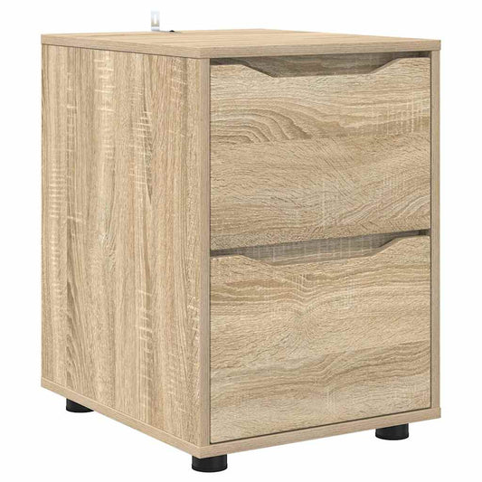 vidaXL Ντουλάπι αποθήκευσης Δρύς Sonoma 40 x 48 x 57 εκ