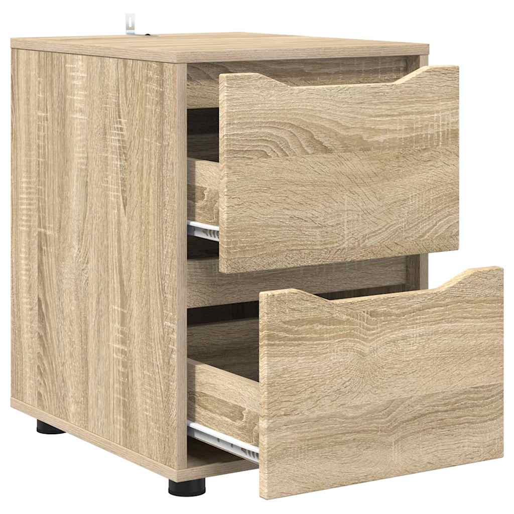 vidaXL Ντουλάπι αποθήκευσης Δρύς Sonoma 40 x 48 x 57 εκ