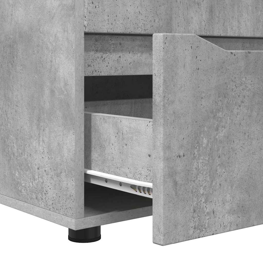 vidaXL Ντουλάπι αποθήκευσης Σκυρόδεμα Γκρι 40 x 48 x 57 εκ