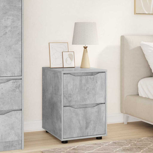 vidaXL Ντουλάπι αποθήκευσης Σκυρόδεμα Γκρι 40 x 48 x 57 εκ