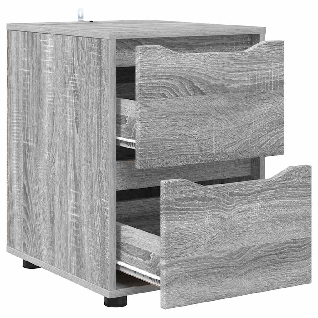 vidaXL Ντουλάπι αποθήκευσης Γκρίζο Σονομα 40 x 48 x 57 εκ