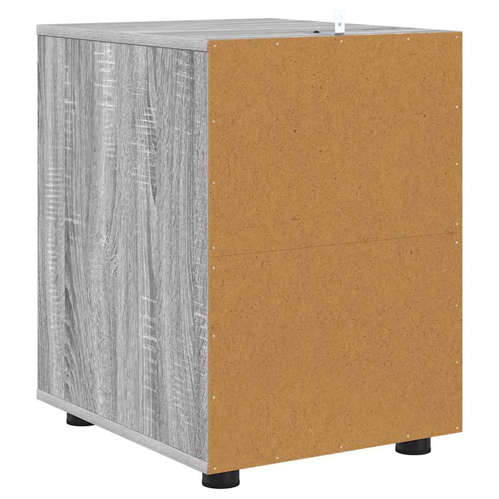 vidaXL Ντουλάπι αποθήκευσης Γκρίζο Σονομα 40 x 48 x 57 εκ