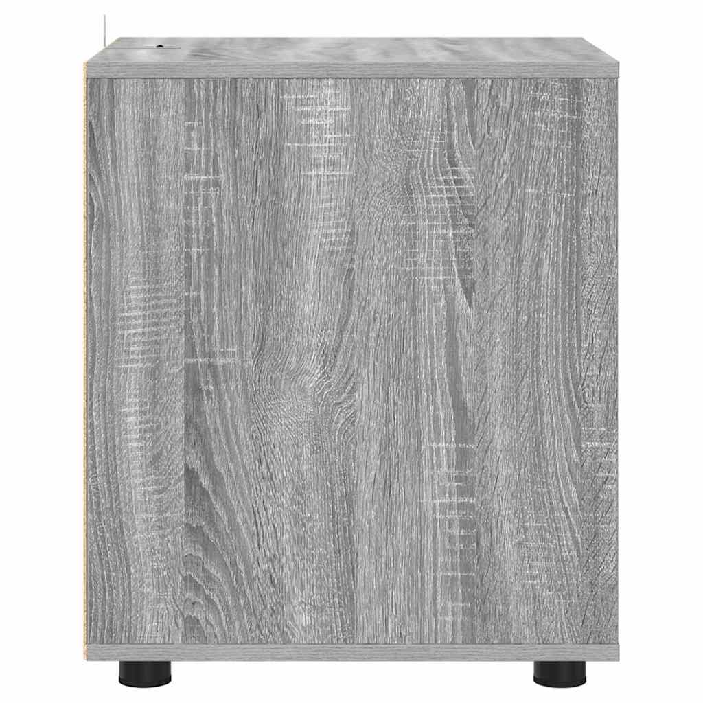 vidaXL Ντουλάπι αποθήκευσης Γκρίζο Σονομα 40 x 48 x 57 εκ