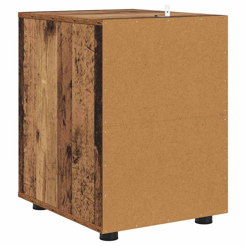 vidaXL Ντουλάπι αποθήκευσης Παλιό Ξύλο 40 x 48 x 57 εκ