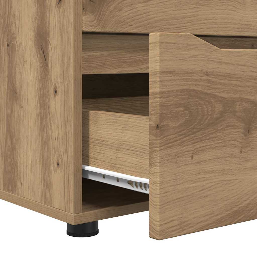 vidaXL Ντουλάπι αποθήκευσης Artisan Oak 40 x 48 x 57 εκ