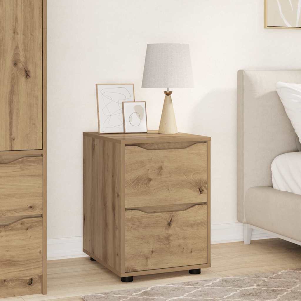 vidaXL Ντουλάπι αποθήκευσης Artisan Oak 40 x 48 x 57 εκ