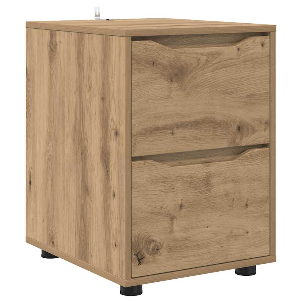 vidaXL Ντουλάπι αποθήκευσης Artisan Oak 40 x 48 x 57 εκ