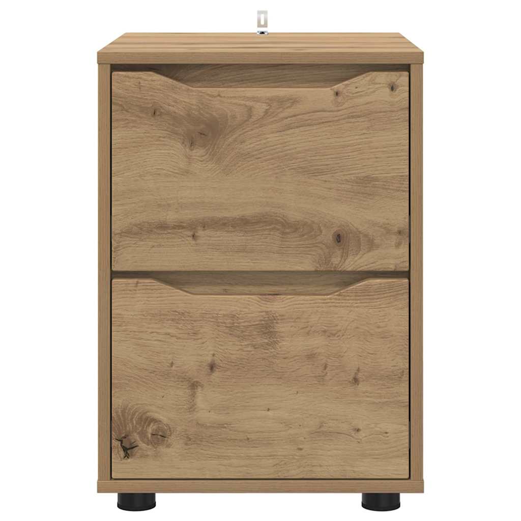 vidaXL Ντουλάπι αποθήκευσης Artisan Oak 40 x 48 x 57 εκ