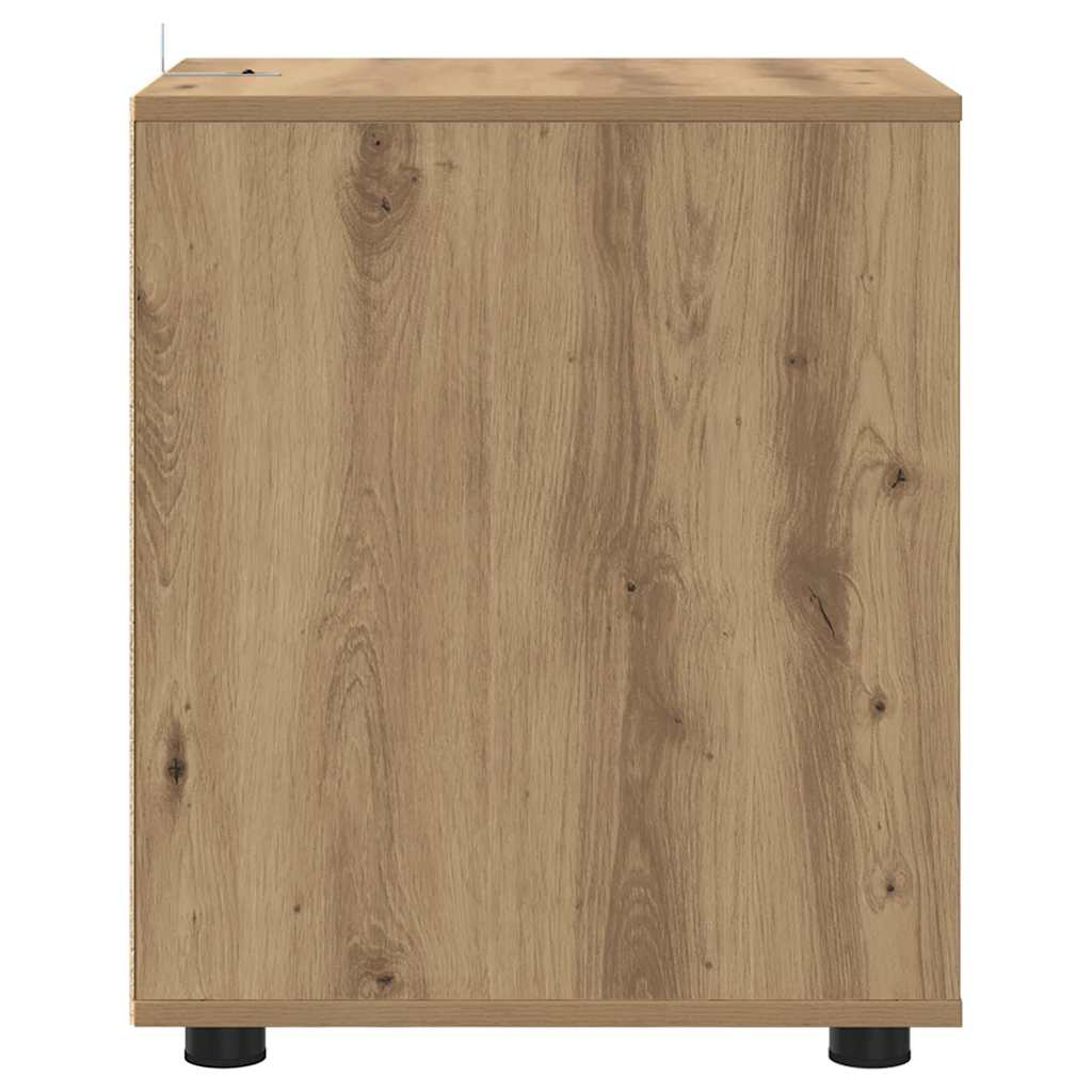 vidaXL Ντουλάπι αποθήκευσης Artisan Oak 40 x 48 x 57 εκ