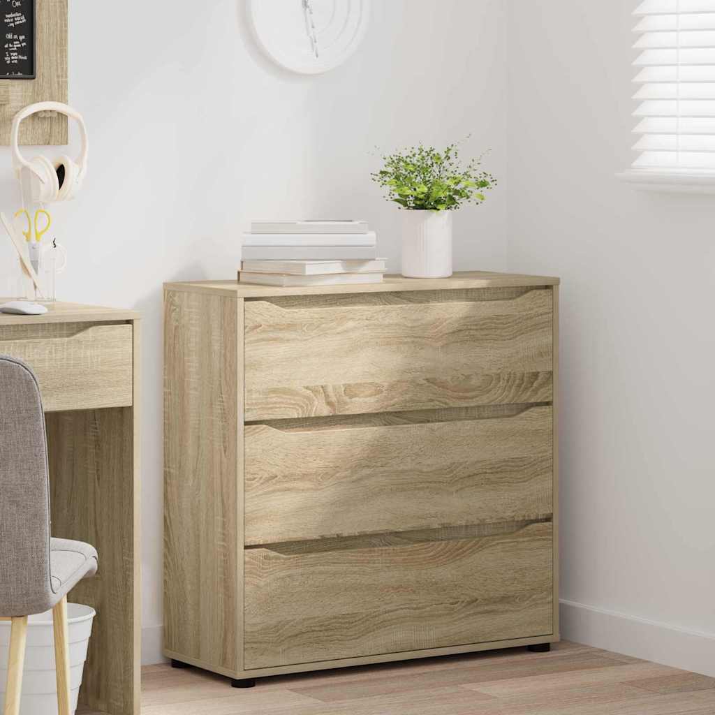 vidaXL Ντουλάπι αποθήκευσης Δρύς Sonoma 80 x 31 x 81 εκ