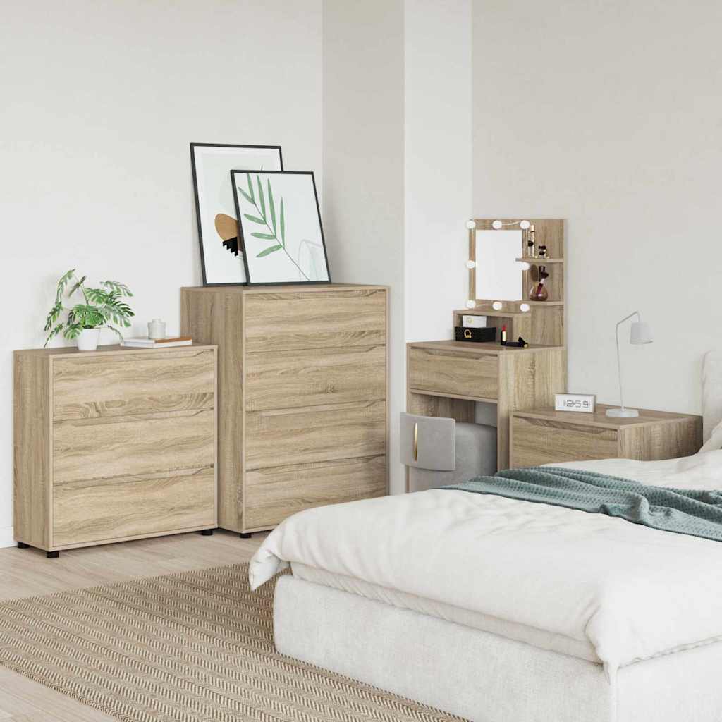 vidaXL Ντουλάπι αποθήκευσης Δρύς Sonoma 80 x 31 x 81 εκ